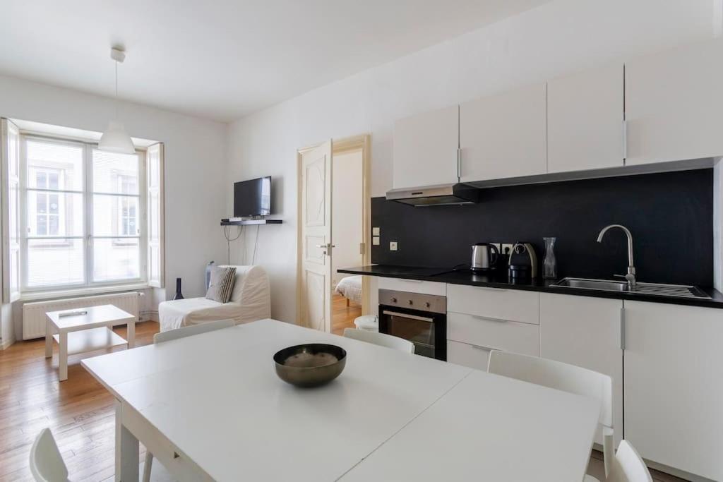 Schlofa - Appt Moderne Dans Strasbourg Lägenhet Exteriör bild